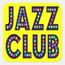 Jazz Club Stickers