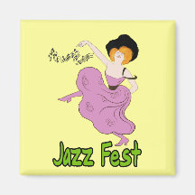 Jazz Fest Follies Magnets