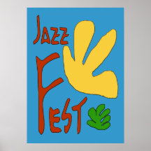 Jazz Fest Leaves Print
