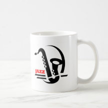 Jazz Sax Coffee Mugs