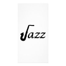 Jazz Saxophone Custom Photo Card