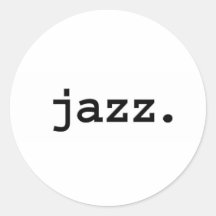 jazz. sticker