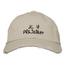 JC 4 President Embroidered Baseball Cap