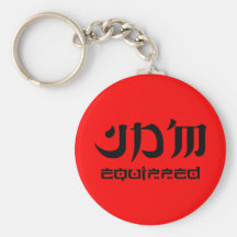 JDM equipped keychain round