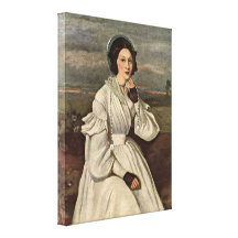 Jean-Baptiste-Camille Corot - Madame Charmois Gallery Wrapped Canvas