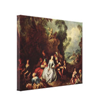 Jean-Baptiste Lepere - The joys of rural life Gallery Wrapped Canvas