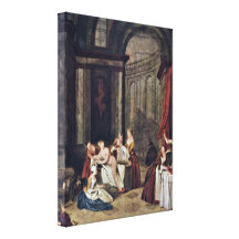 Jean-Baptiste Pater - Bathing Canvas Prints