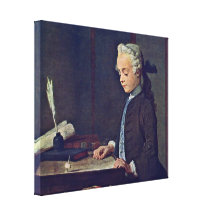 Jean-Baptiste Simeon Chardin - Boy with a Top Stretched Canvas Prints