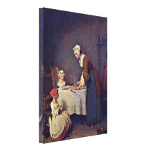 Jean-Baptiste Simeon Chardin - The grace Gallery Wrapped Canvas