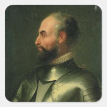 Jean de la Valette Square Stickers