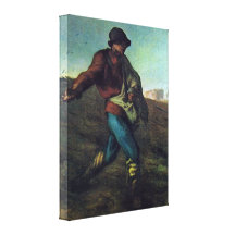 Jean-Francois Millet - sower Canvas Print