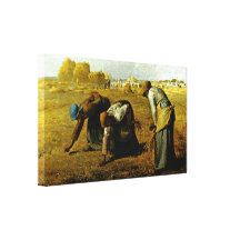 Jean-Francois Millet - The Gleaners Gallery Wrapped Canvas