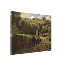 Jean-Francois Millet - Weiler cousin Stretched Canvas Print