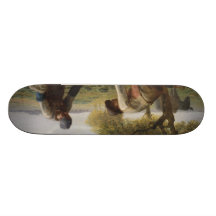 Jean Millet Painting Skate Decks