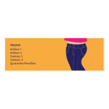 Jeans - Skinny Business Card