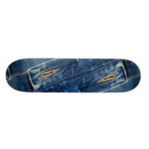 Jeans, the cloth of the old west and the new west skateboard decks