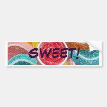 jelly candies bumper stickers