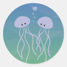 Jelly Love Round Stickers