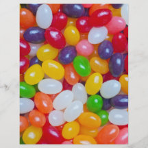 Jellybean Template - Easter Jellybeans Personalized Flyer