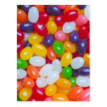 Jellybean Template - Easter Jellybeans Post Card