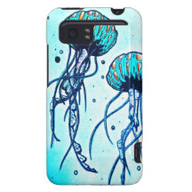jellyfish blues HTC vivid / raider 4G case
