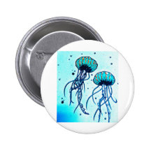 jellyfish blues pin