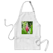 Jengibre rosado (pink ginger) apron