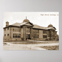 Jennings Louisiana High School Print