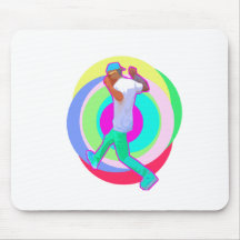 JERK DANCE logo Mouse Pads