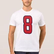 Jersey Number 8 Tee Shirt