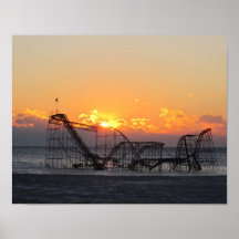 Jersey Shore after Hurricane Sandy Poster