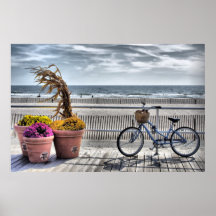Jersey Shore Boardwalk   HDR Print