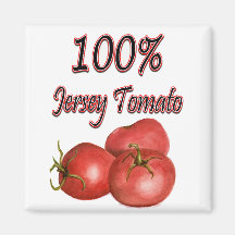 Jersey Tomatoes 100% Fridge Magnets