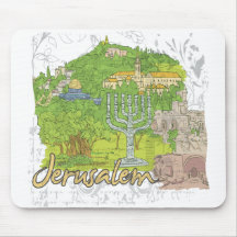 Jerusalem Mouse Pads