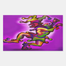 Jester Rectangular Sticker
