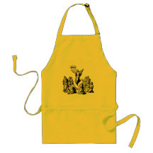 Jesus BRB lol shirt Aprons