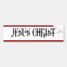 jesus bumper sticker