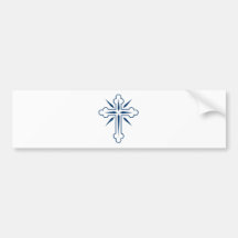 Jesus Christ Cross Bumper Stickers