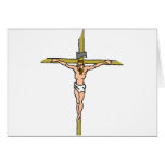 Jesus Christ Crucifiction Card