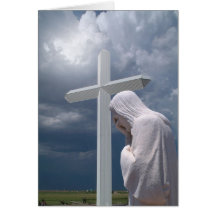 Jesus & Cross Greeting Card