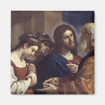 Jesus Defends Adulteress Magnet