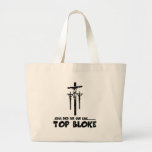 Jesus died for our sins canvas bag