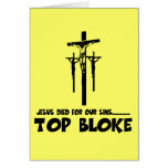 Jesus died for our sins cards