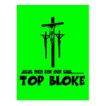 Jesus died for our sins post cards
