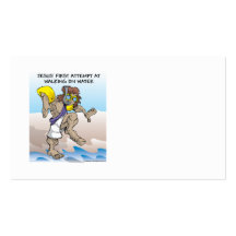 Jesus' First Time Business Card