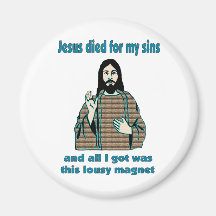 Jesus Humour Fridge Magnet