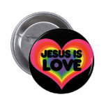 Jesus is Love Button