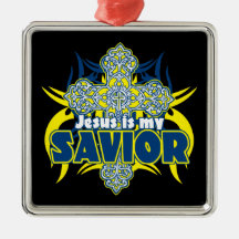 Jesus Is My Saviour Christmas Ornaments