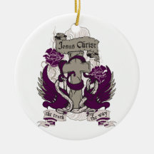 Jesus is The Truth and The Way Ornaments