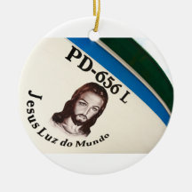Jesus Light of the World Christmas Ornaments